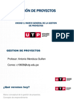 Unidad 1 - Sesion 1 - Gestion de Proyectos PDF