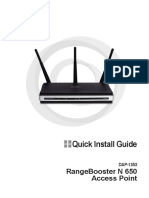 Quick Install Guide: Rangebooster N 650 Access Point