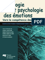 Pédagogie Et Psychologie Des Émotions PDF