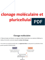 Cours 4 Clonage Moleculaire