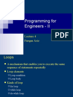 Programming For Engineers - II: Furqan Aziz