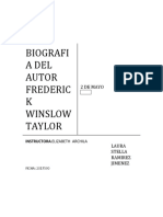 Biografia Del Autor Frederick Winslow Taylor