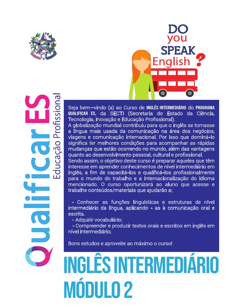 Curso de Inglês Intermediário - Módulo 2 | PDF | Tempo | Língua inglesa
