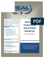 Income Taxation Solution Manual: 2019 TRAIN Edition