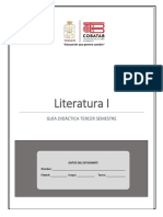 Tercer Semestre. - Guía Didáctica Del Estudiante. - Literatura I PDF