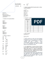 Avaliação de Matemática