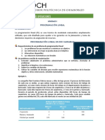 1.programacion Lineal - Unidad 1 PDF