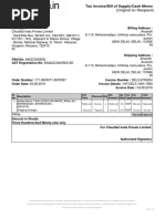 Tax Invoice/Bill of Supply/Cash Memo: (Original For Recipient)