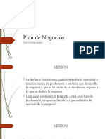 Plan de Negocios y Resumen