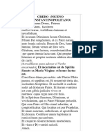 Credo Nicenico Latín PDF