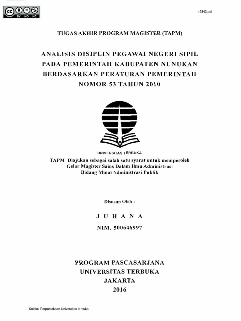 Contoh Tesis 2 PDF | PDF | Research Methods | Psychological Concepts