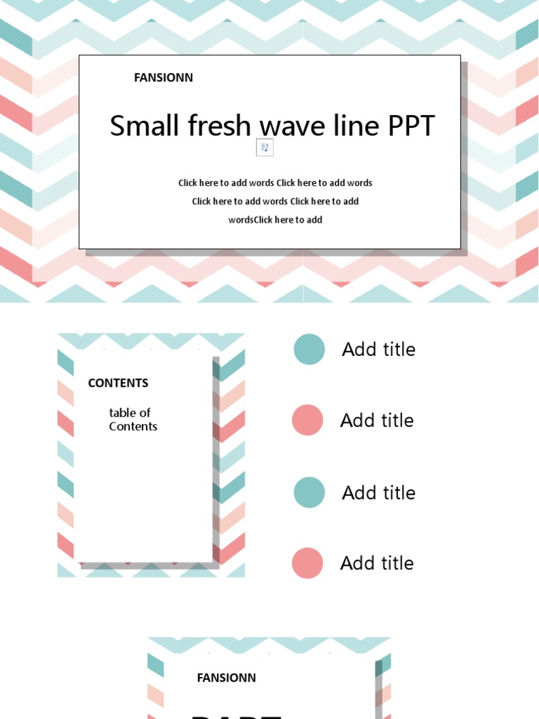 Wave Line PPT Usage Guidelines | PDF | Computers