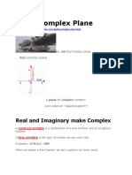 Complex Plane: Real and Imaginary Make Complex