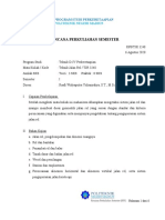 Rencana Perkuliahan Semester (RPS) - Teknik Jalan Rel