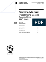Service Manual: Freestanding Cooling Double Door ARC 2140