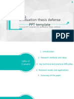 General PPT Template For Graduation Thesis Defense
