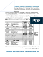 Cronograma D Actividades Primaria 2 A 6to