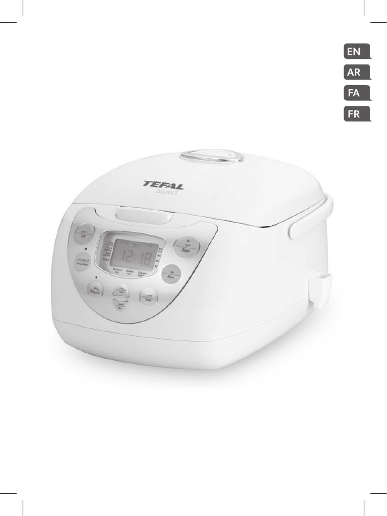 Rice Cooker Cooking Guide and Functions | PDF | Rice | Soup