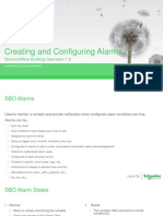Creating and Configuring Alarms: Struxureware Building Operation 1.9