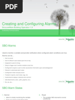 Creating and Configuring Alarms: Struxureware Building Operation 1.9