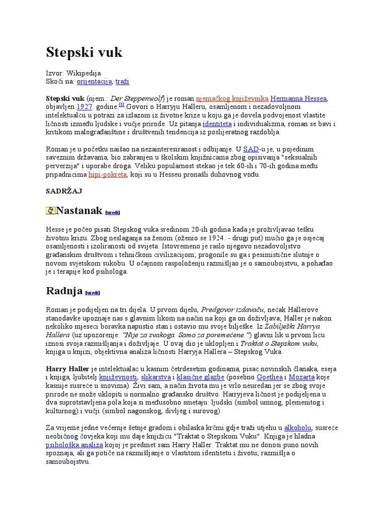 Stepski Vuk | PDF
