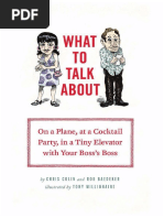 What To Talk About On A Plane, at A Cocktail Party, in A Tiny Elevator With Your Boss's Boss PDF