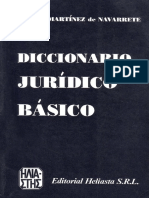 Diccionario de Jurídico Básico Alonso Martínez de Navarrete PDF
