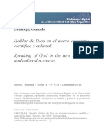 Hablar Dios Escenario Cientifico PDF