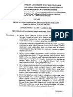 SK. Revisi Standar Operasional Prosedur (SOP) Pendakian Taman Nasional Gunung Rinjani PDF