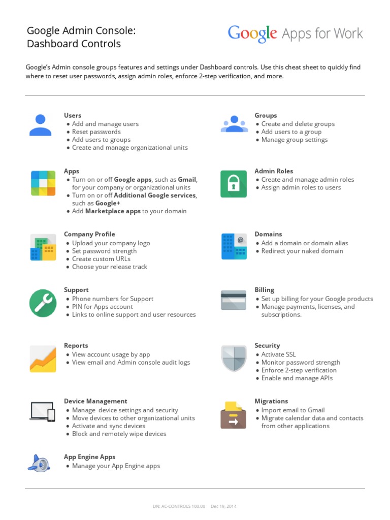 Google Admin Console Dashboard Guide | PDF | Gmail | Mobile App