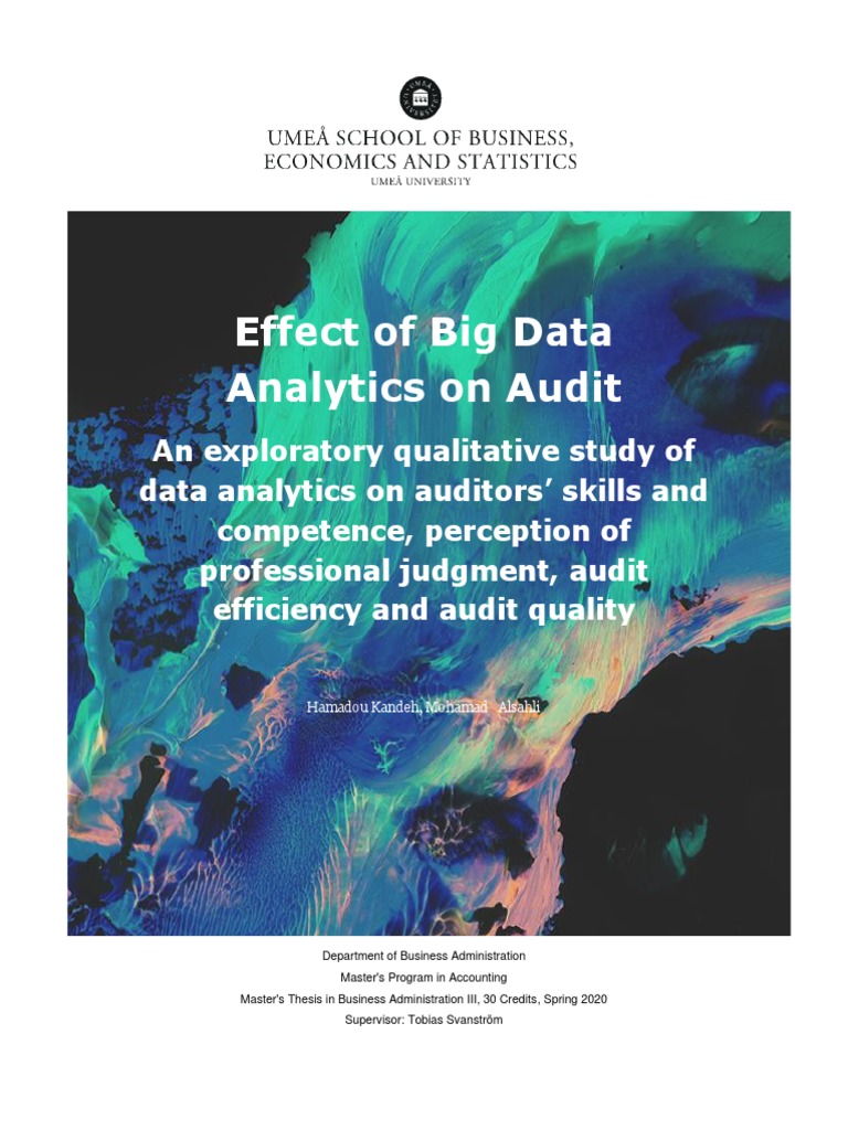 Big Data's Impact on Audit Quality and Skills | PDF | Audit | Big Data