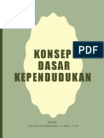 Konsep Dasar Kependudukan