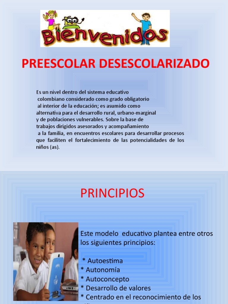 Preescolar Desescolarizado | PDF