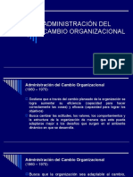 ADMINISTRACIÓN DEL CAMBIO ORGANIZACIONAL EXP. GRUPO 2