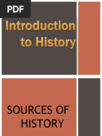 Sources of History