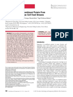 Imac Capture of Recombinant Protein From Unclarified Mammalian Cell Feed Streams