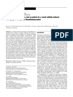 Degradation of o Xylene and M Xylene by A Novel Sulfate Reducer Belonging To The Genus Desulfotomaculum