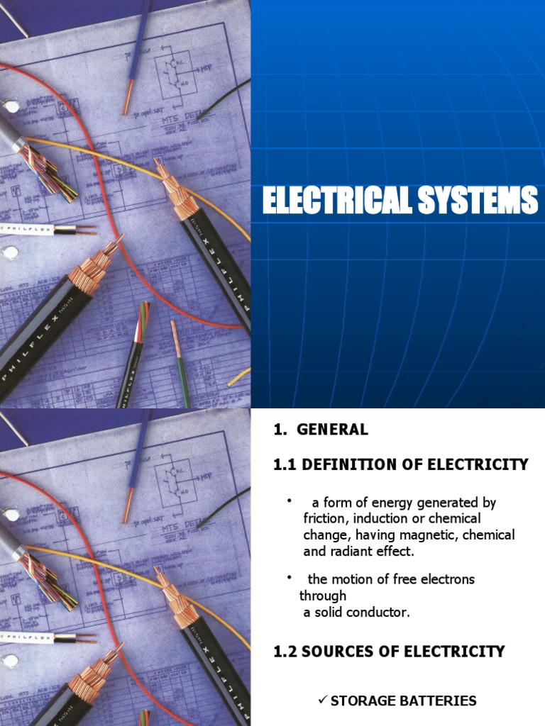 1 Electrical Systems | PDF | Switch | Electrical Wiring
