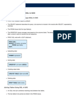 Module Summary: Using SQL in SAS