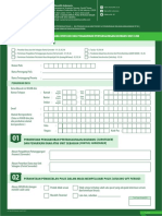 Formulir Perubahan Dana Investasi Dan Pengakhiran Pertanggungan Asuransi (Unit Link)