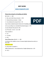 Plenum Box Sizing PDF