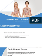 Sexual Health and Hygiene: Prepared By: Ms. Mae Rachelle Salcedo-Pingke