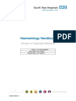 Haematology Handbook: Division of Specialty Medicine