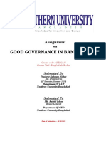Good Governance in Bangladesh: Assignment