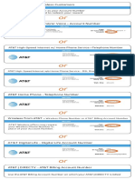 AT&T Wireless Plans with Phone or Account Numbers