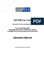 DATEM Capture For AutoCAD 6.5