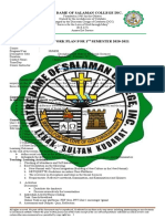 Notre Dame of Salaman College Inc.: Course Description: (CMO)