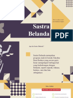 Sastra Belanda: Here Is Where Your Presentation Begins