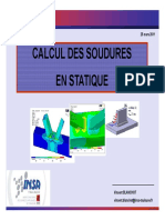 Calcul Soudures Statique PDF