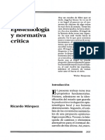 R Márquez - EpistemologiaYNormativaCritica PDF
